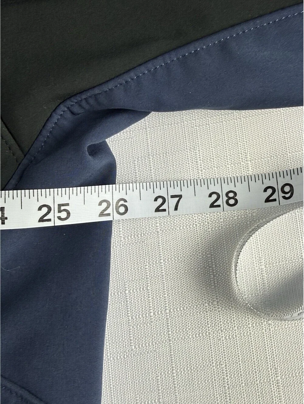 The North Face Men’s XXL Softshell Jacket Black Navy Fleece Lined Full Zip
